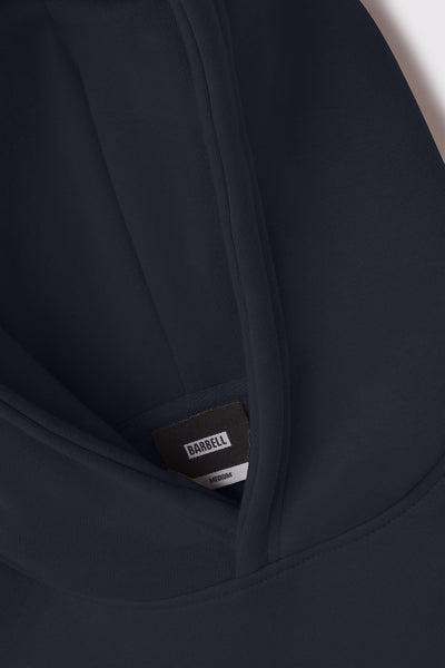 Monogram Heavy Hoodie - Cadet - photo from hood detail #color_cadet