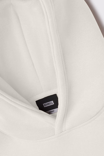 Monogram Heavy Hoodie - Cream - photo from hood detail #color_cream