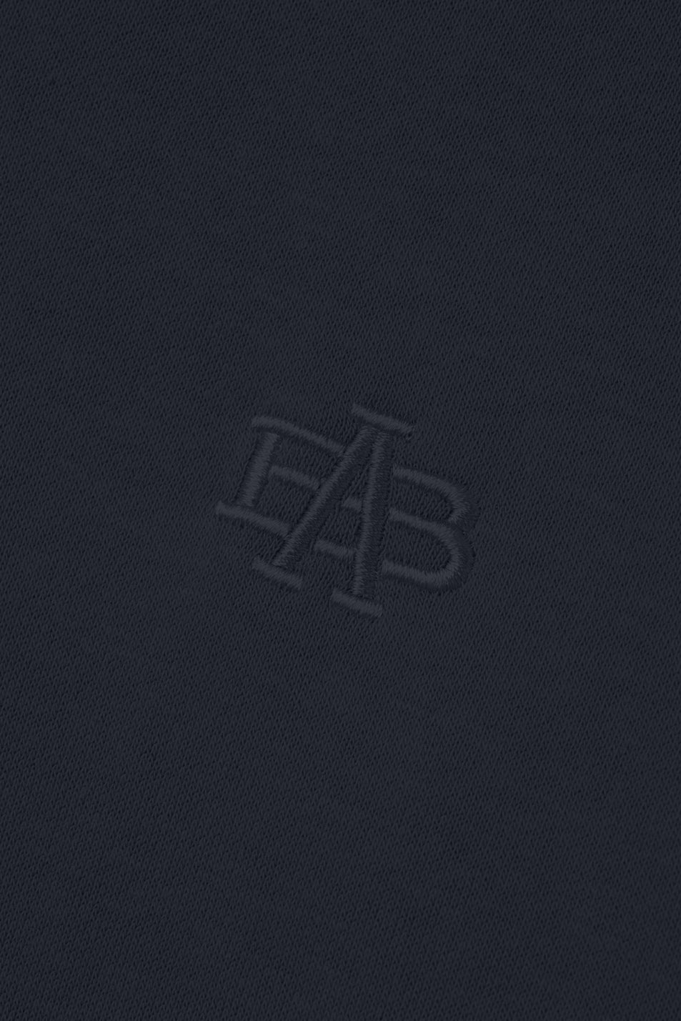Monogram Heavy Hoodie - Cadet - photo from logo detail #color_cadet