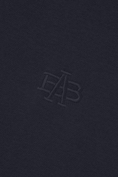 Monogram Heavy Hoodie - Cadet - photo from logo detail #color_cadet