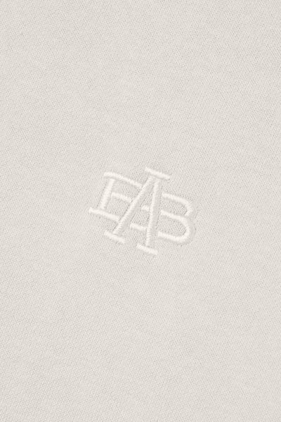 Monogram Heavy Hoodie - Cream - photo from logo detail #color_cream