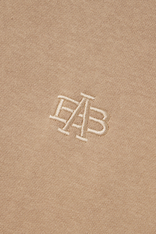 Monogram Heavy Hoodie - Sand - photo from logo detail #color_sand