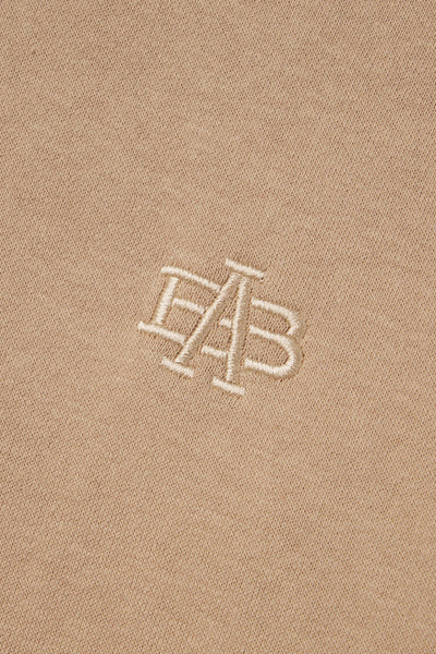 Monogram Heavy Hoodie - Sand - photo from logo detail #color_sand