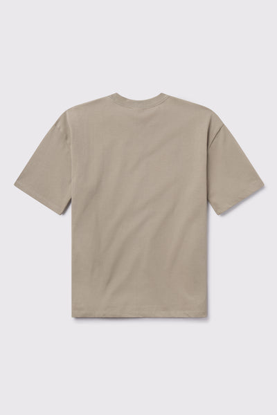 Heavy Tee - Bluff - photo from back flat lay #color_bluff