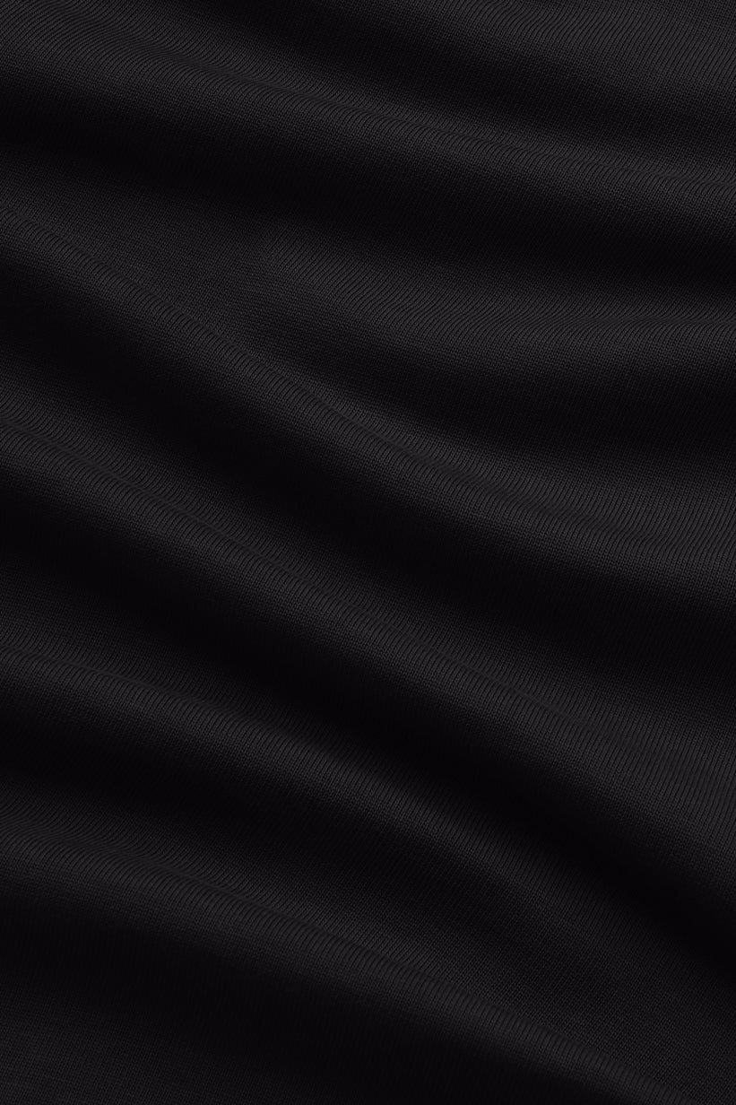 Heavy Tee - Black - photo from fabric detail #color_black