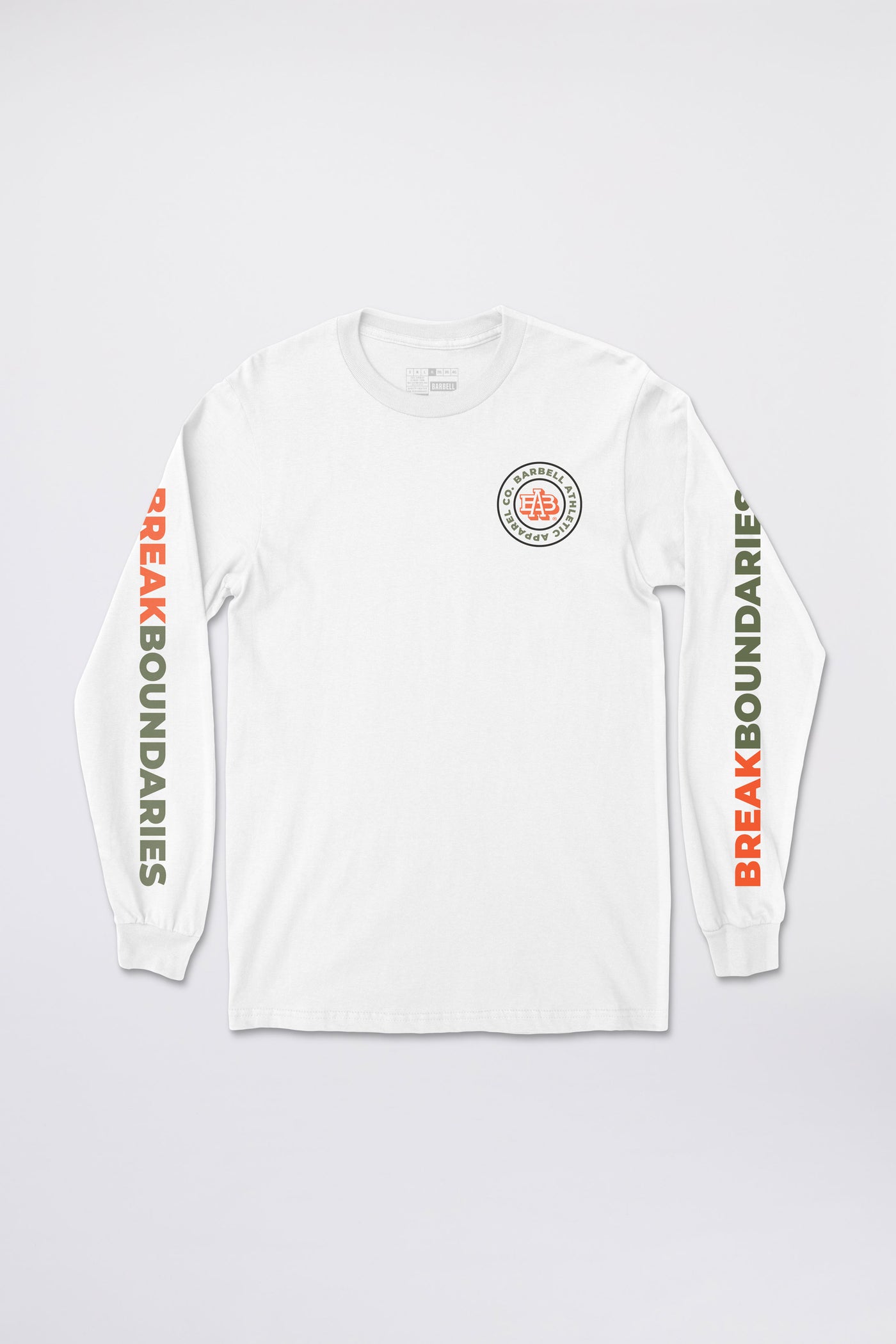 Monogram long sleeve mock up front view