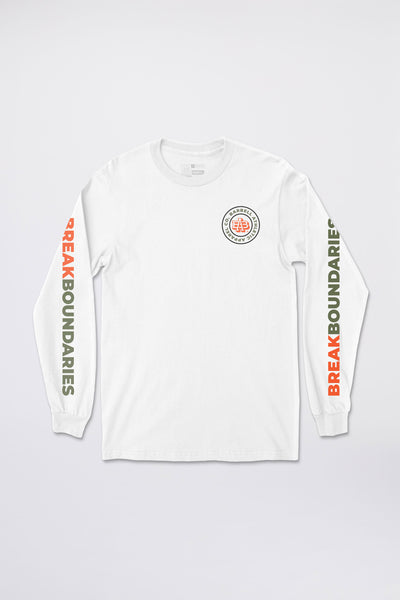 Monogram long sleeve mock up front view