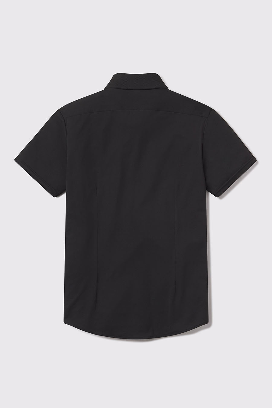 Motive Dress Shirt - Black - photo from back flat lay #color_black