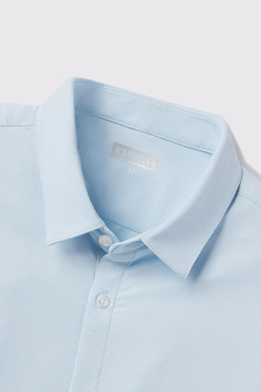Motive Dress Shirt - Blue - photo from collar detail #color_blue