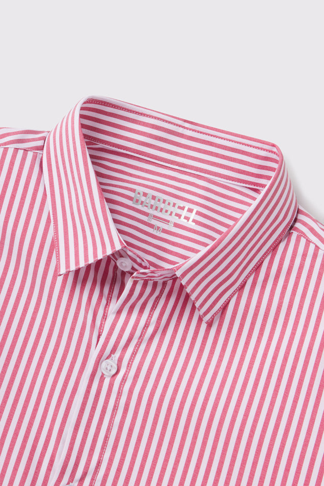 Motive Dress Shirt - Red Stripe - photo from collar detail #color_red-stripe