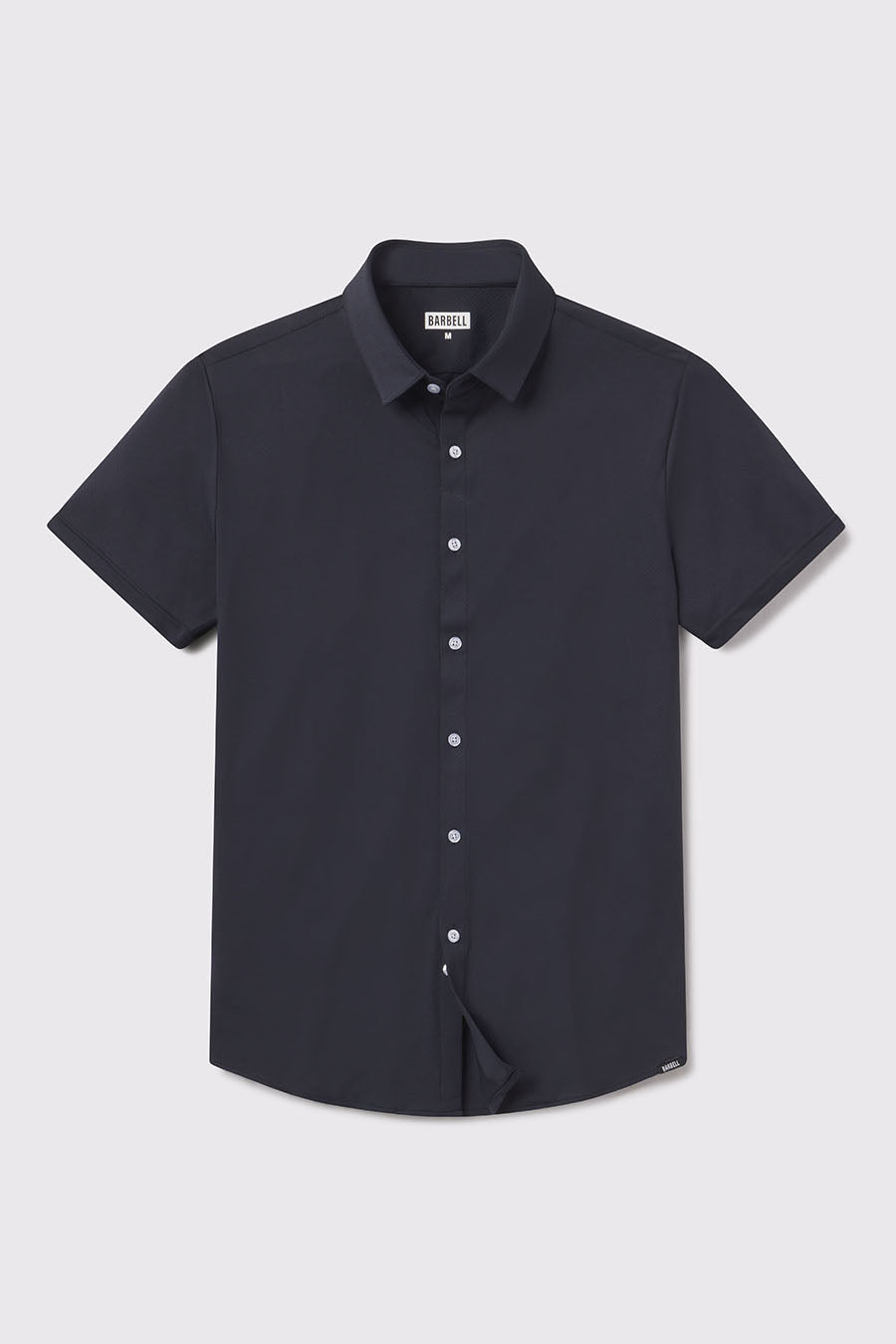 Motive Dress Shirt - Navy - photo from front flat lay #color_navy