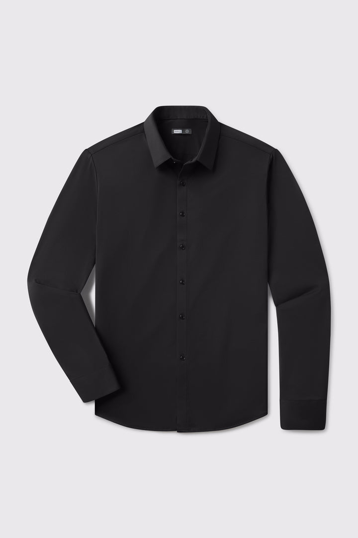 black muscle fit dress shirt Motive Dress Shirt XXXL / Gray