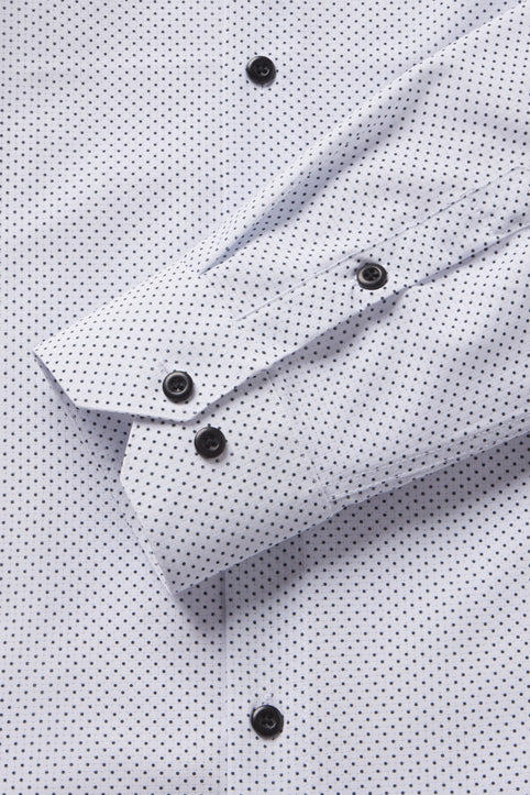 Motive Dress Shirt - Black Dot - photo from cuff detail #color_black-dot