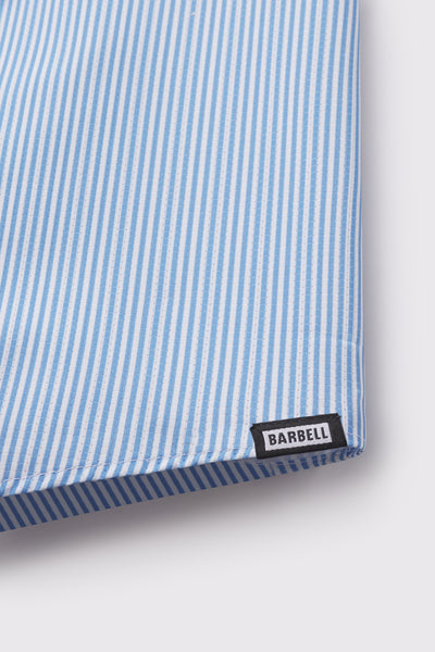 Motive Dress Shirt - Blue Stripe - photo from tag detail  #color_blue-stripe