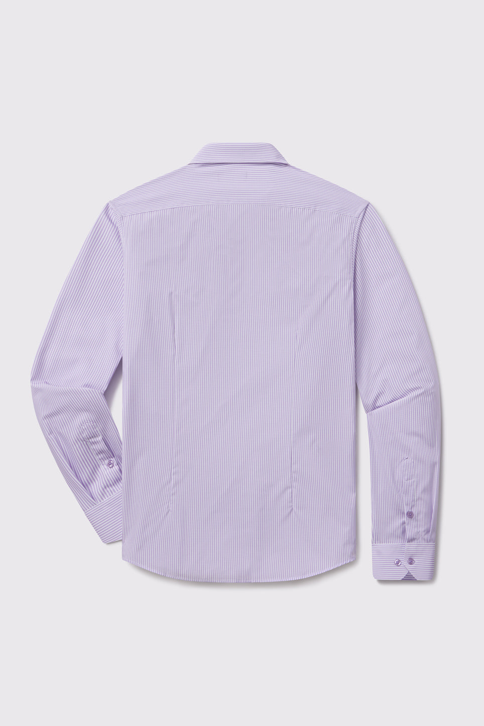 Motive Dress Shirt - Purple Stripe - photo from back flat lay #color_purple-stripe