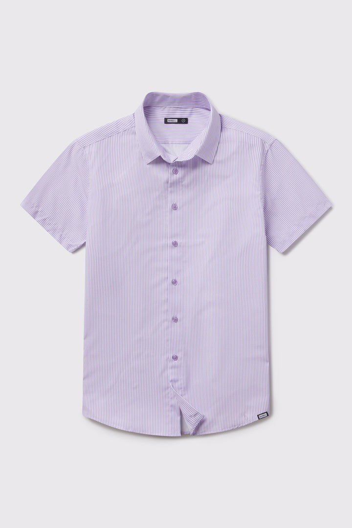 Motive Pattern Short Sleeve Dress Shirt L / Blue Gingham Motive Pattern Short Sleeve Dress Shirt L / Blue Gingham