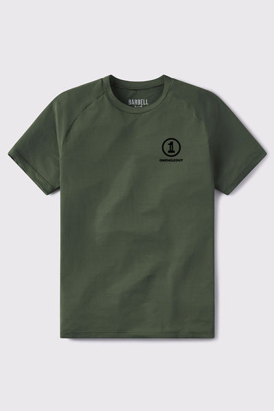 One Mile Out Ultralight Tech Tee - Rifle - photo from front flat lay #color_rifle