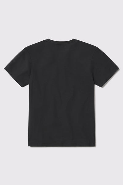 Oversized Heavy Tee -Charcoal - photo from back flat lay #color_charcoal