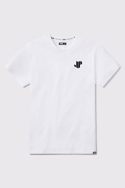 Havok Short Sleeve - White - photo from back flat lay #color_white