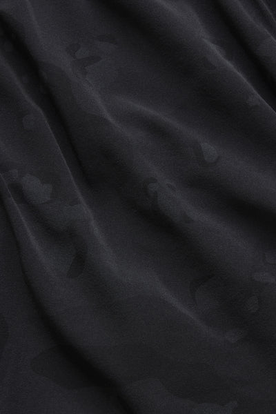 Phantom Short - Black Chocolate Chip - photo from fabric detail flat lay #color_black-chocolate-chip