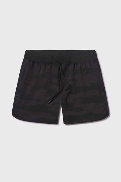 Rapid Short - Black Tiger Stripe - photo from front flat lay #color_black-tiger-stripe
