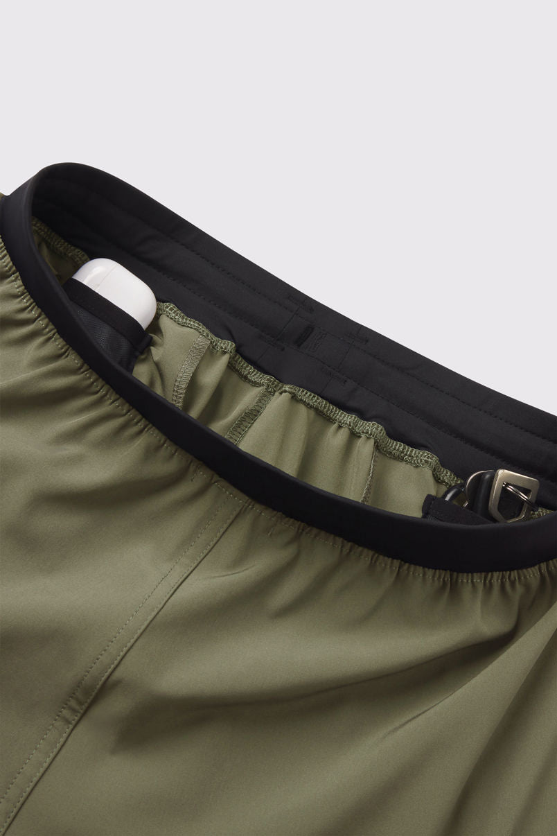 Rapid Short - Sage - photo from interior pocket detail #color_sage