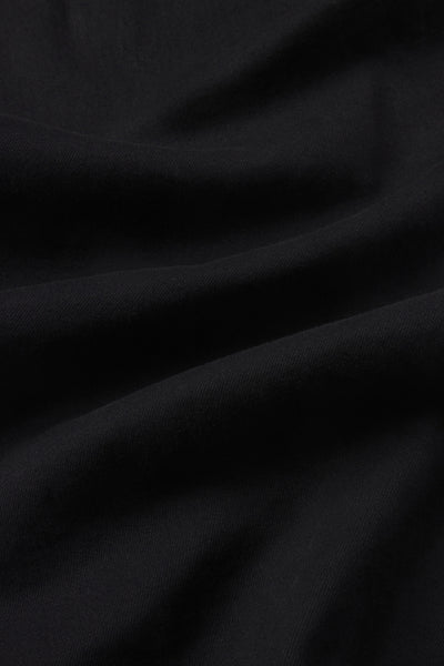 Mens Relaxed Athletic Fit Jeans 2.0 - Black - photo from fabric detail #color_black