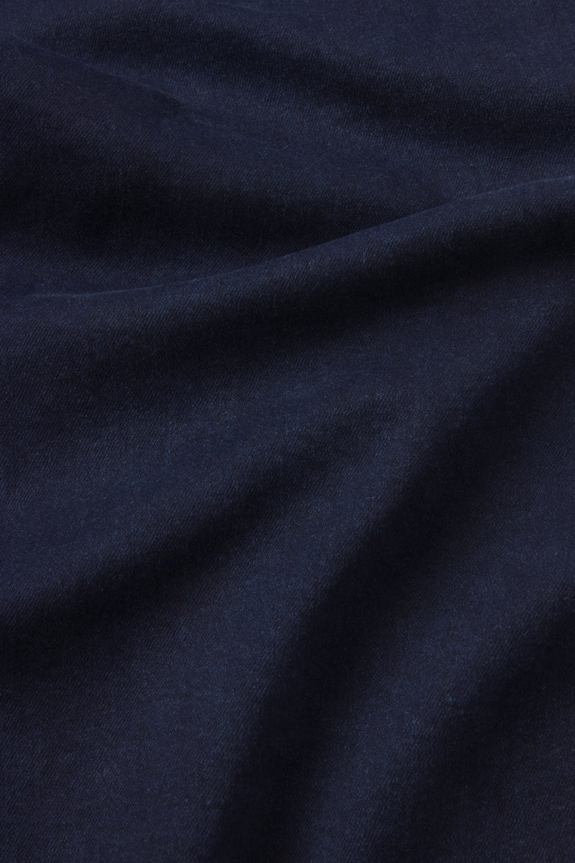 Mens Relaxed Athletic Fit Jeans 2.0 -Medium Distressed - photo from fabric detail #color_medium-distressed