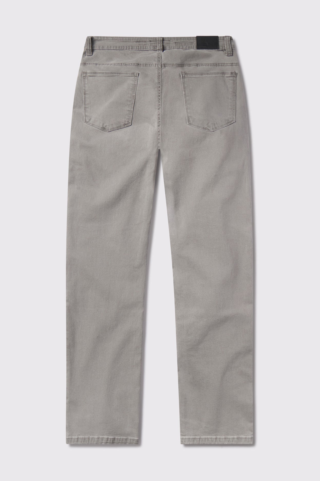 Mens Relaxed Athletic Fit Jeans 2.0 -Cement - photo from back flat lay #color_cement