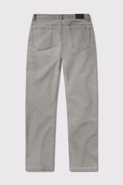 Mens Relaxed Athletic Fit Jeans 2.0 -Cement - photo from back flat lay #color_cement