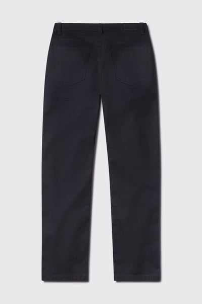 Mens Relaxed Athletic Fit Jeans 2.0 -Dark Distressed - photo from back flat lay #color_dark-distressed