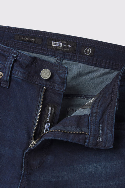 Relaxed Athletic Fit Jeans 2.0 - Medium Distressed - photo from zipper detail #color_medium-distressed