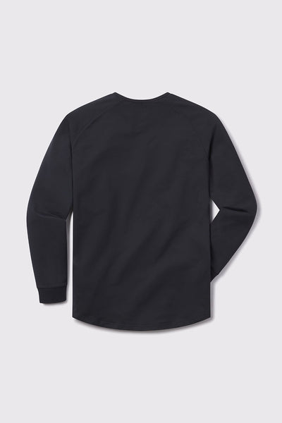 Scout Henley -Black - photo from back flat lay #color_black