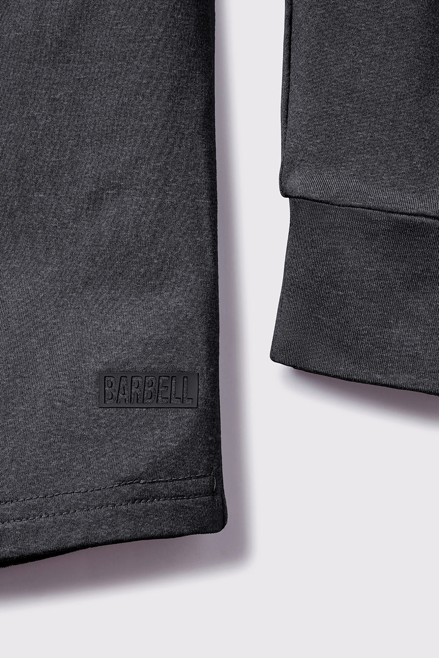 Scout Henley -Charcoal - photo from detail flat lay #color_charcoal