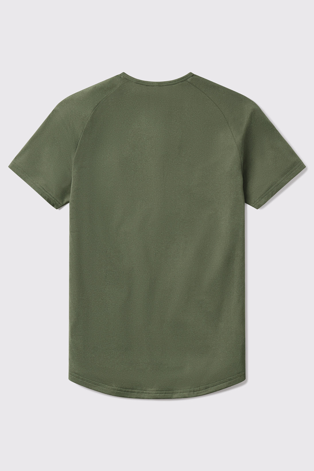 Scout Henley Short Sleeve -Sage - photo from back flat lay #color_sage