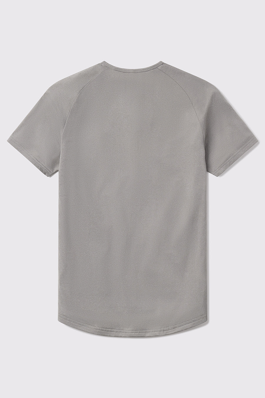 Scout Henley Short Sleeve -Slate - photo from back flat lay #color_slate
