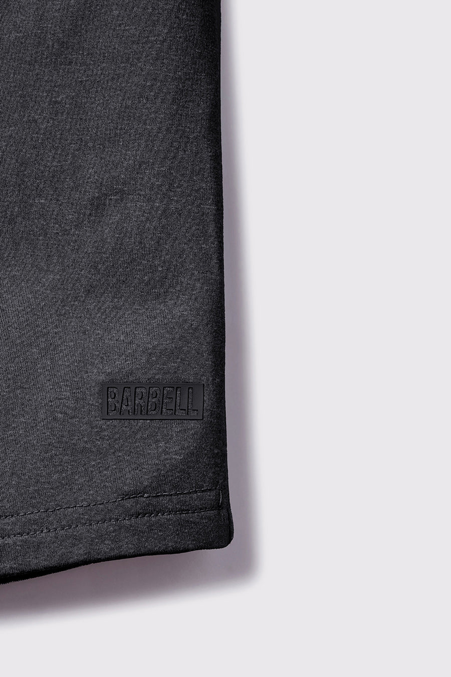Scout Henley Short Sleeve -Charcoal - photo from detail flat lay #color_charcoal