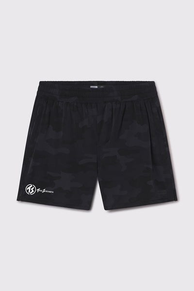 Shuck Ranger Short - Black Multicam - photo from front flat lay #color_black-multicam