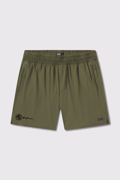 Shuck Ranger Short - Sage - photo from front flat lay #color_sage