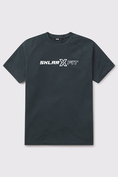 Sklar Ultralight Tech Tee - Mountain Blue - photo from front flat lay #color_mountain-blue