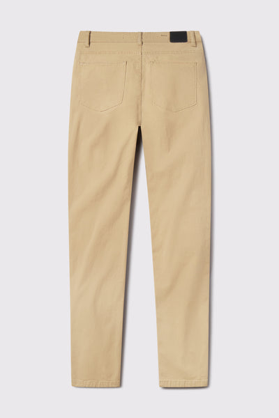 Athletic Fit Chino Pant 2.0 Slim - Khaki - photo from back flat lay #color_khaki