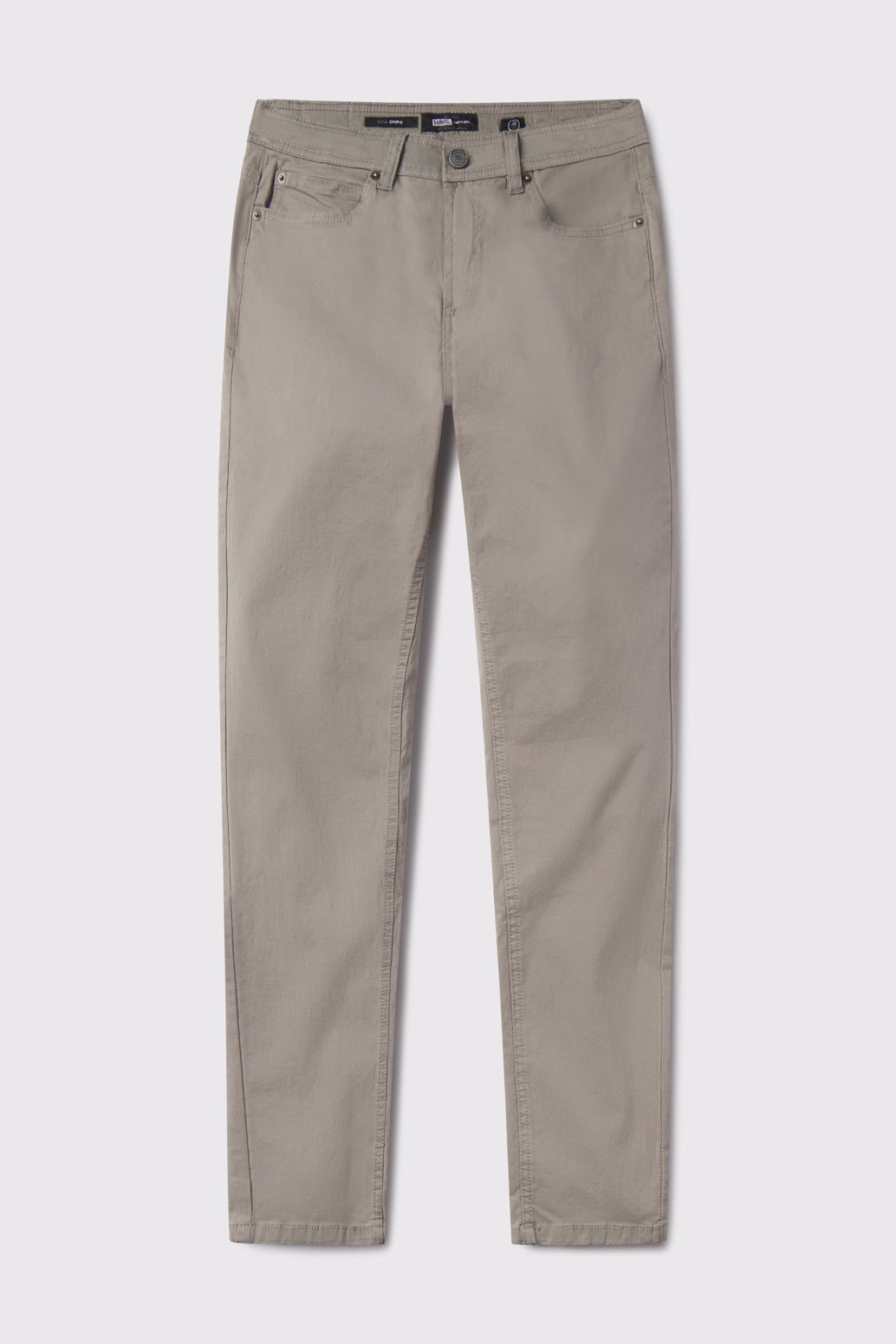 Athletic Fit Chino Pant 2.0 Slim- Ash - photo from front flat lay #color_ash