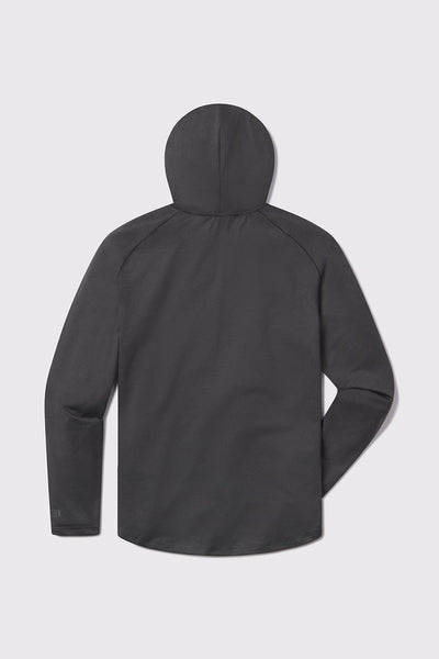Stealth Hoodie - Charcoal - photo from back flat lay #color_charcoal