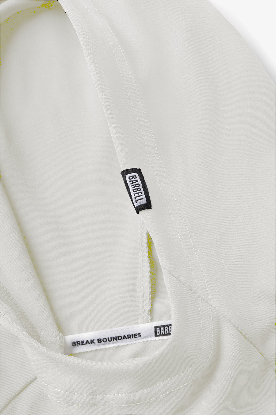 Stealth Hoodie - Cream - photo from detail flat lay #color_cream