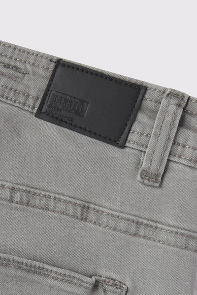 Mens Relaxed Athletic Fit Jeans 2.0 -Cement - photo from patch detail #color_cement