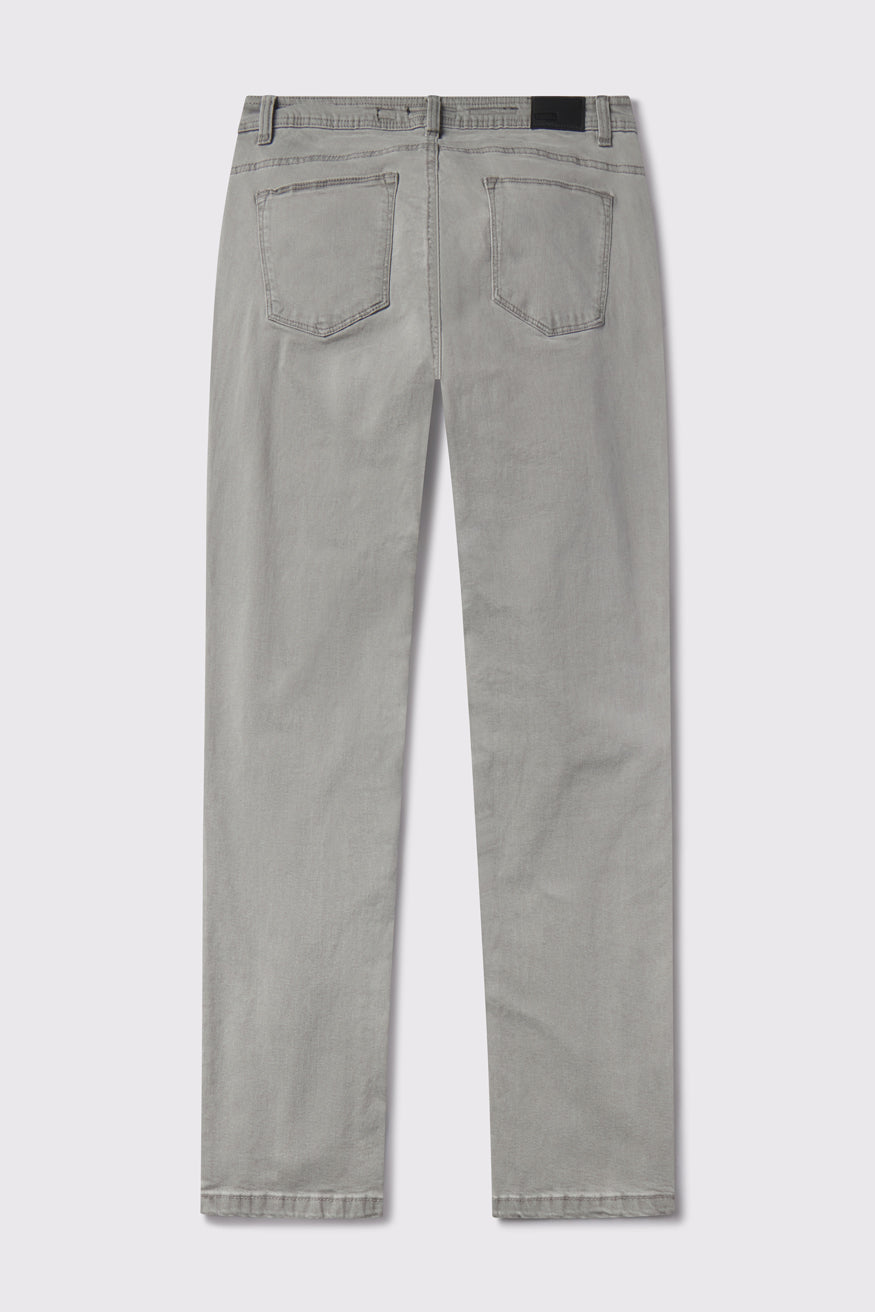 Mens Relaxed Athletic Fit Jeans 2.0 -Cement - photo from back flat lay #color_cement