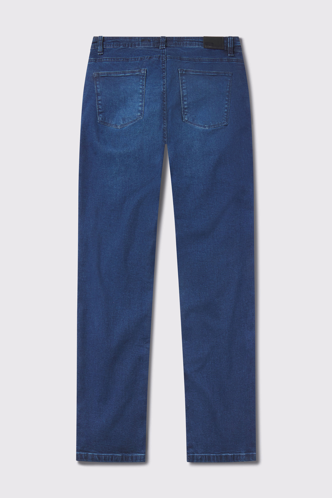 Straight Athletic Fit Jeans 2.0 - Medium Wash - photo from back flat lay #color_medium-wash