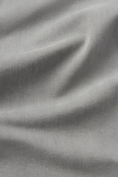 Mens Straight Athletic Fit Jeans 2.0 -Cement - photo from fabric detail #color_cement