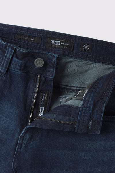 Mens Straight Athletic Fit Jeans 2.0 -Medium Wash - photo from zipper #color_medium-wash