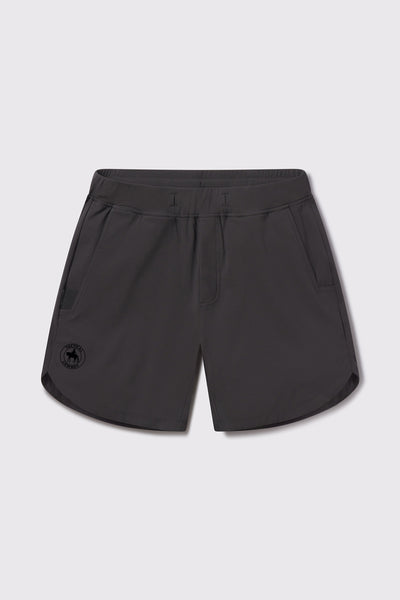 Adapt Short - Charcoal - photo from front flat lay 7 inch #color_charcoal